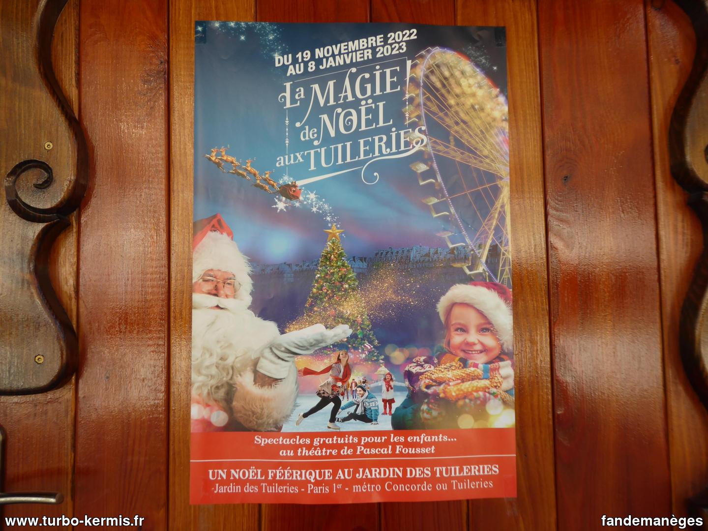La magie de Noël aux Tuileries à Paris