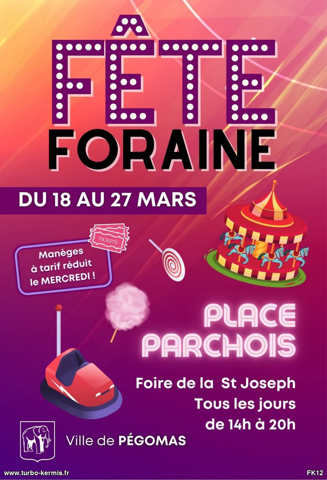 Fête foraine de Pégomas